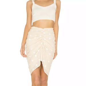 L’Academie polka dot The Sylvia Skirt from Revolve